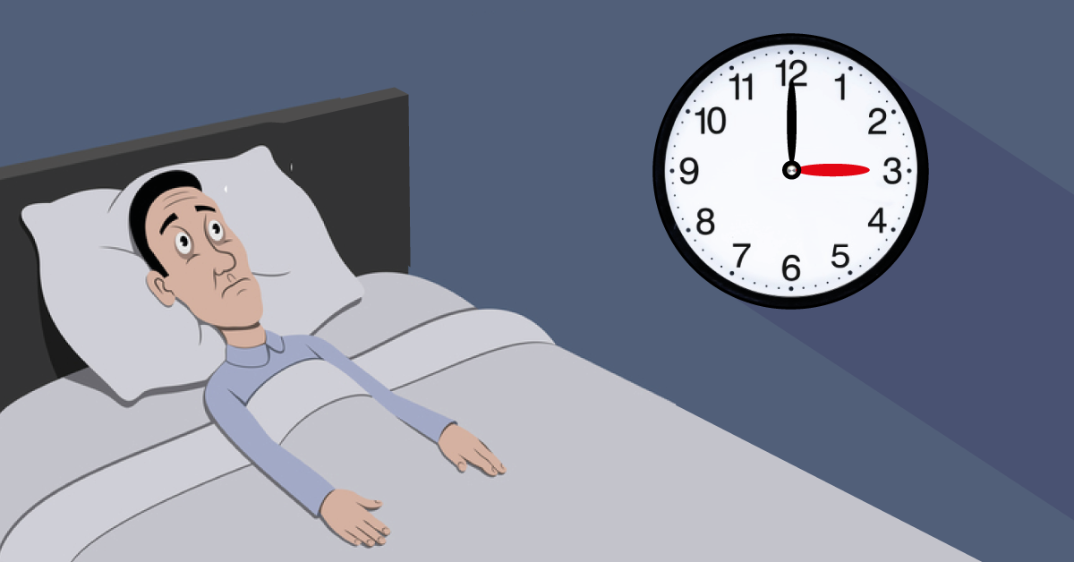 ¿Te despiertas sin razón aparente entre las 3 y las 5 de la mañana?