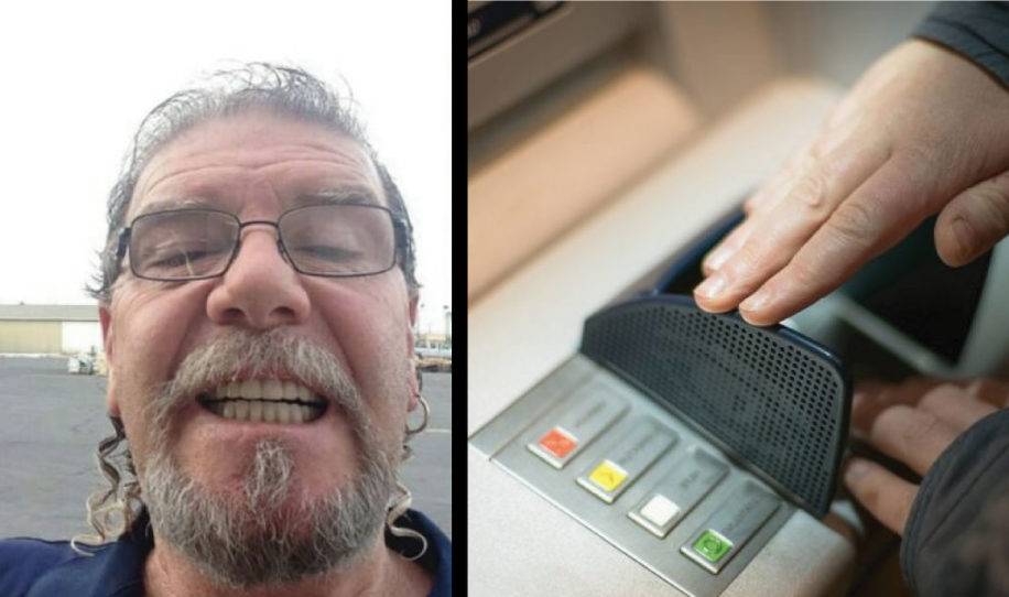 Cuando fue a sacar dinero del cajero sintió algo raro en la mano y entra asus..