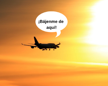 ¡Bájenme de aquí! ¡Bájenme de aquí!