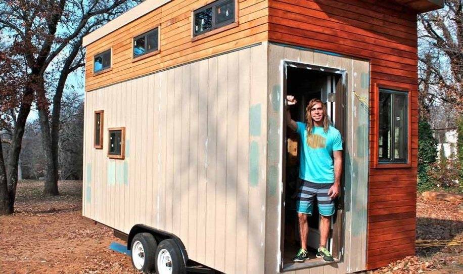 Estudiante hace su propia casa para no gastar en renta, mide 14 m y es increí..
