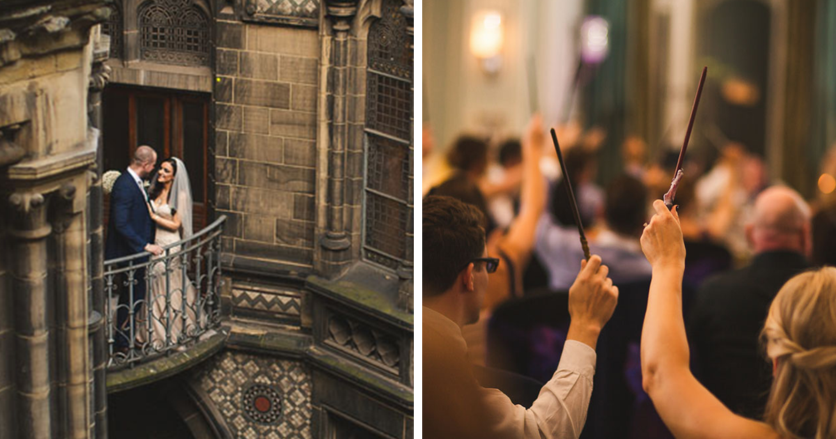 La mágica boda inspirada en harry potter