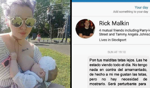 Señor la insultó por amamantar a su bebé en público y ella lo calló de un..
