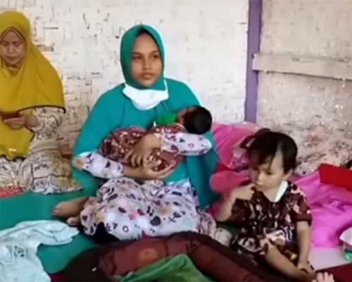 Mujer afirma haber quedado embarazada por una “ráfaga de viento” en Indonesia