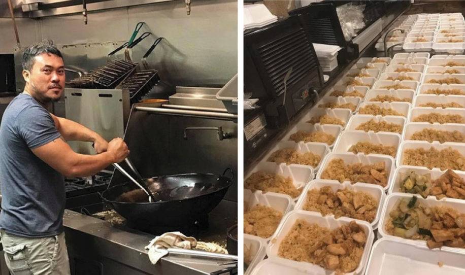 Un restaurante cocinó para 1000 víctimas del huracán gratis pero a nadie le..