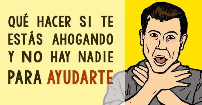 Como actuar en caso de que te estés ahogando y te encuentres solo
