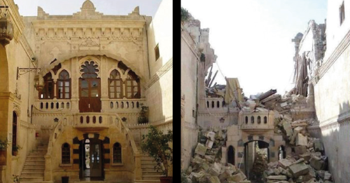 14+ fotos del antes y después de la guerra en siria. ¡realmente impactante!