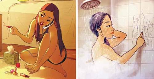 20+ ilustraciones que captan perfectamente la felicidad de cómo es vivir solo
