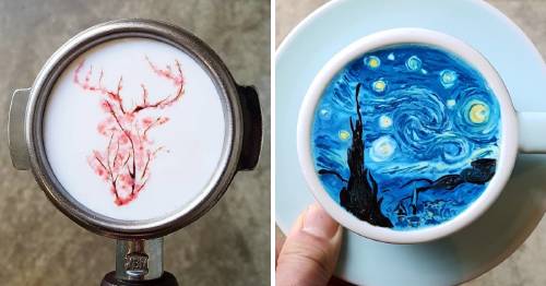24+ fotografías de arte en café - no vas a querer ni tomártelo