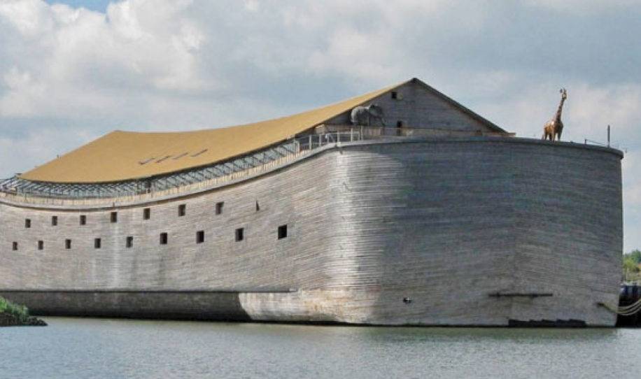 Así luce la réplica del arca de noé que un millonario está construyendo