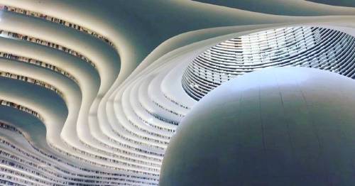 Así es la espectacular biblioteca que abrió china con 1,2 millones de libros