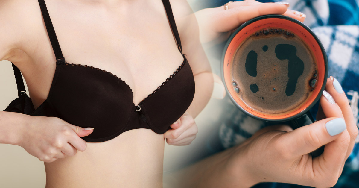 ¿Es cierto que beber café afecta el tamaño de tus senos?